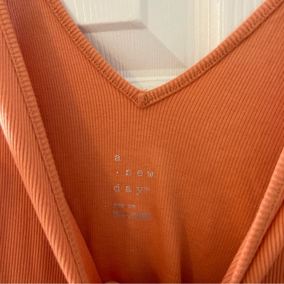 Orange Midi Sinched Side Dress ☀️ - Picture 4 of 6